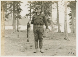 Image of Edward Hoffman with cod